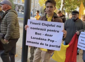 protest AUR la Cluj