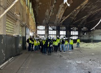 Vizita santier studenti - proiect Rivus 02