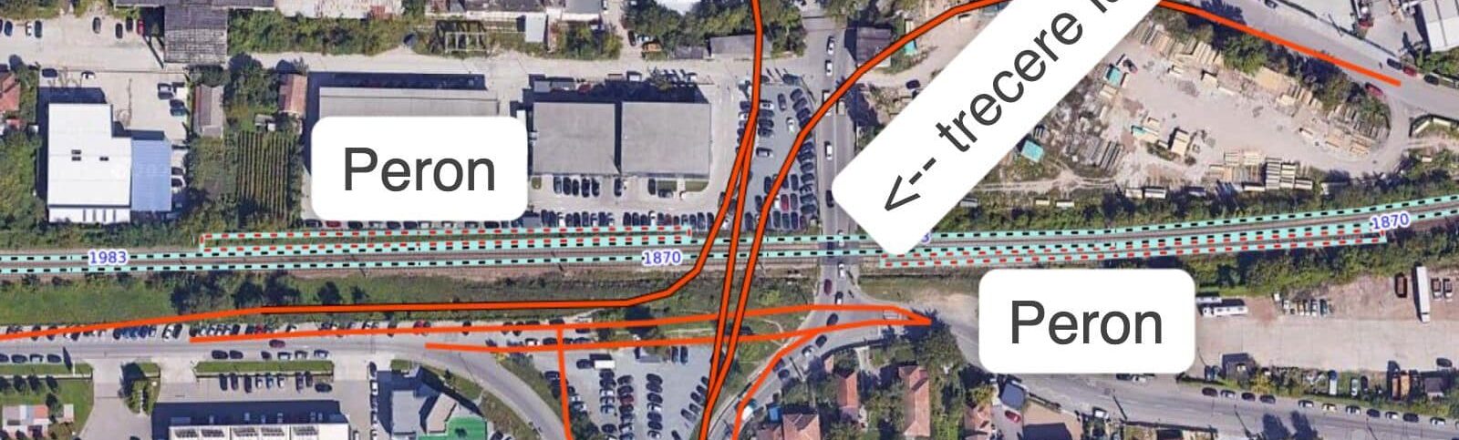 pasajele din zona Taietura Turcului Corneliu Coposu Cluj