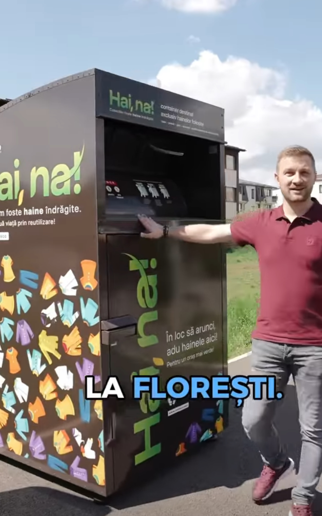 Containere donare haine floresti