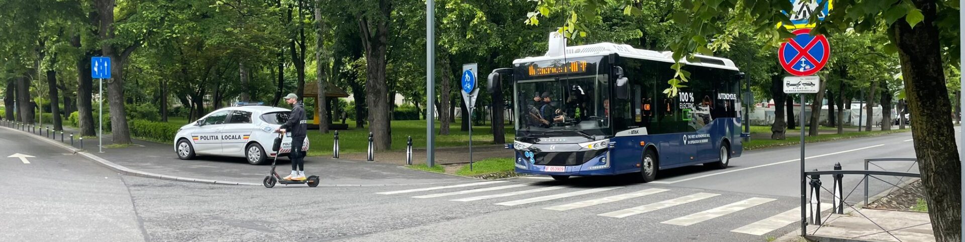 autobuz fara sofer testat in premeira la Cluj