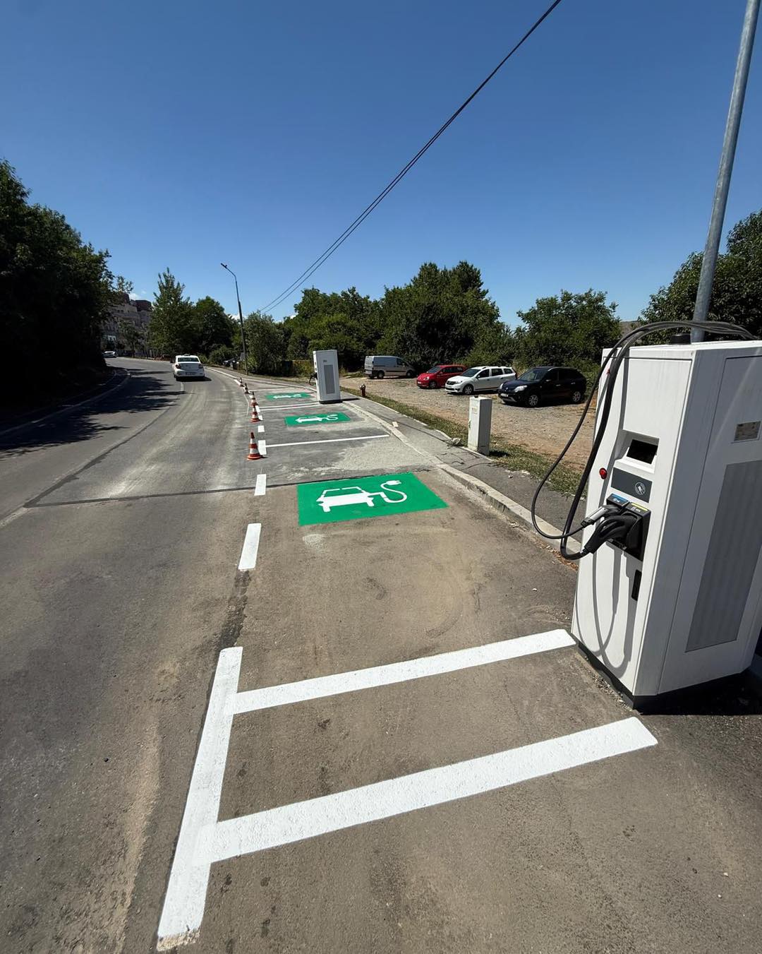 marcaje floresti cluj statie incarcare masini electrice