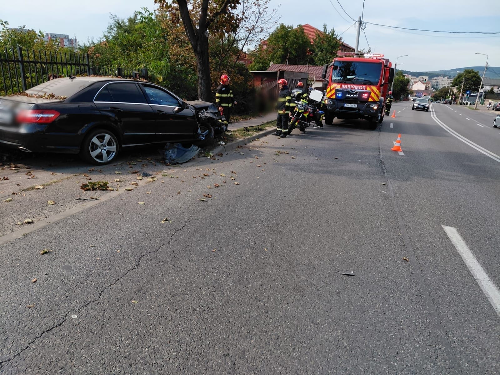 Accident pe strada Frunzișului