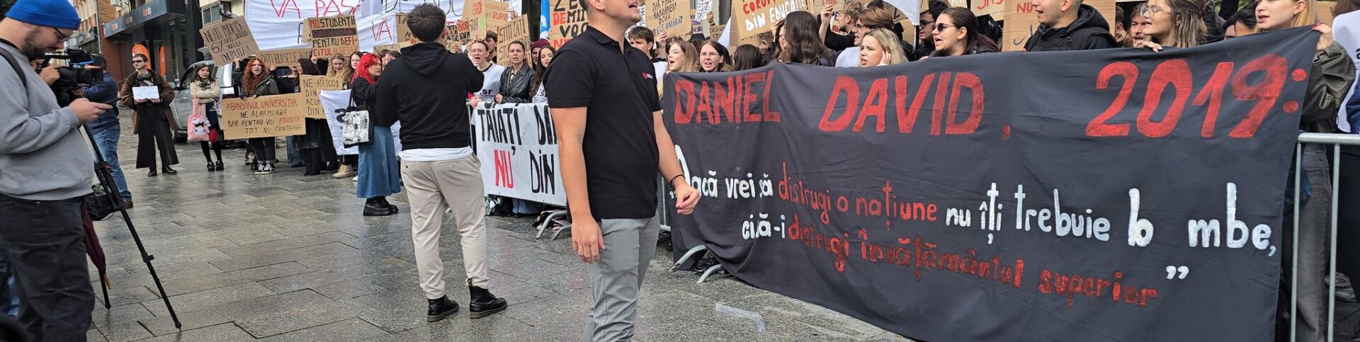 protest studenti cluj
