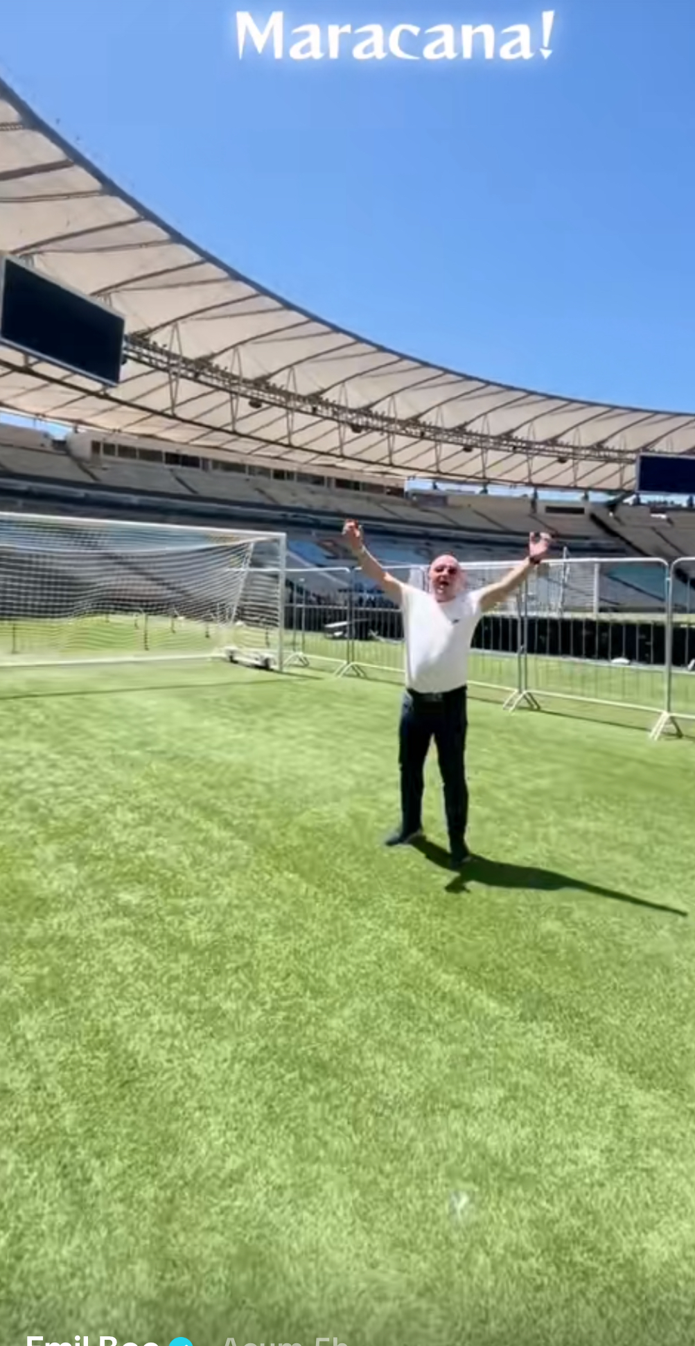 emil boc a sutat la poarata pe maracana