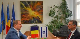 Radu Ratiu si ambasador Israel Lior Ben Dor