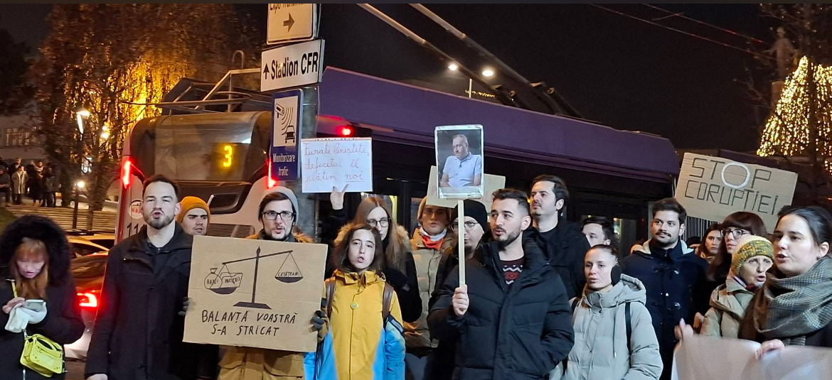 Curtea de spel clij-napoca Protest