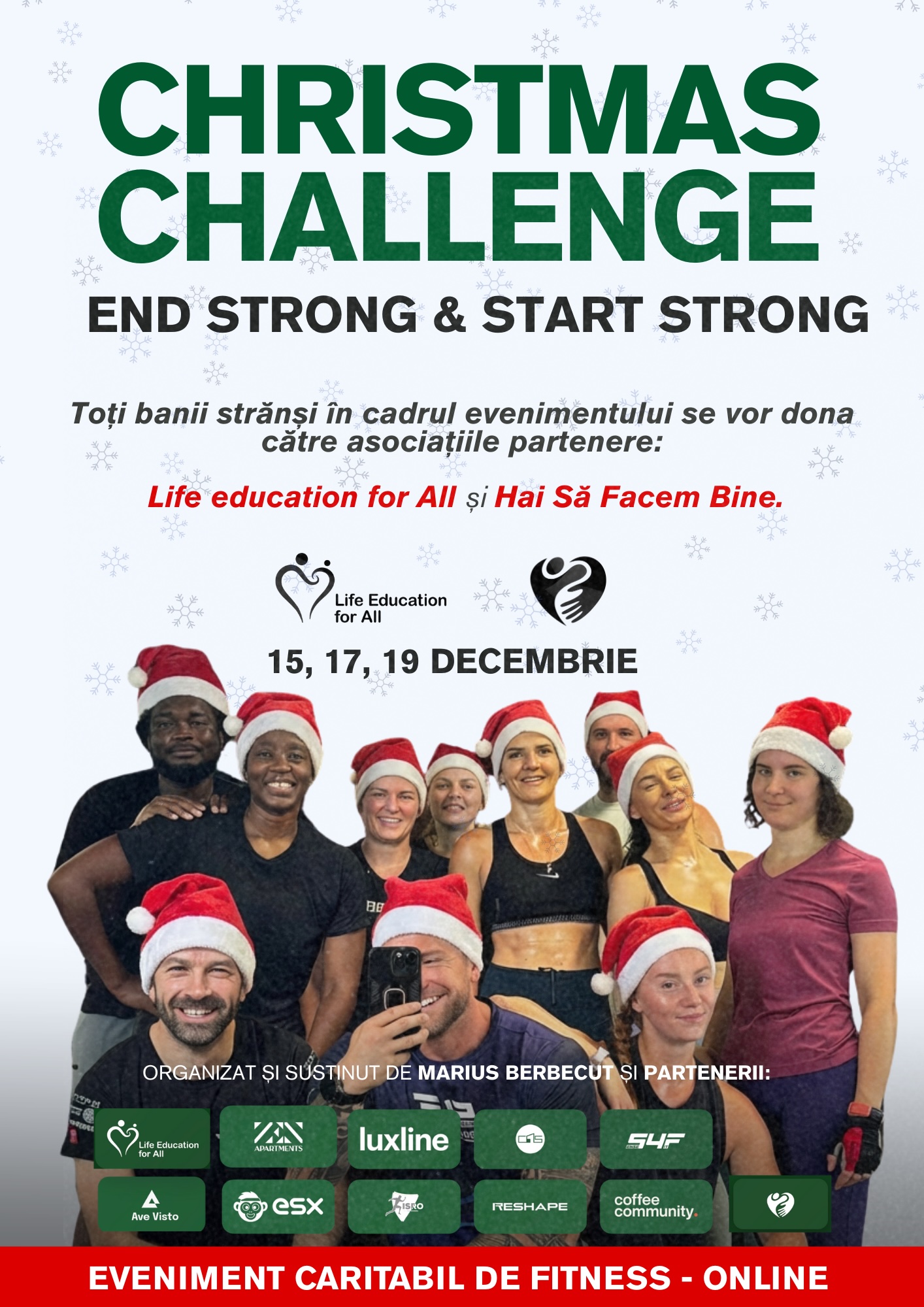 POSTER EVENIMENT Fitness de Craciun