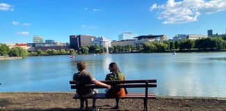 lac gherogheni malul nordic pista primaria cluj