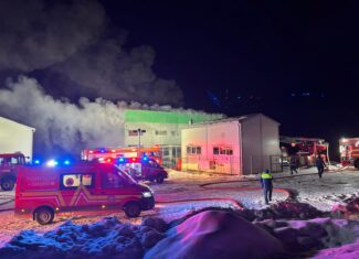 Incendiu fabrica polistirent Iclod