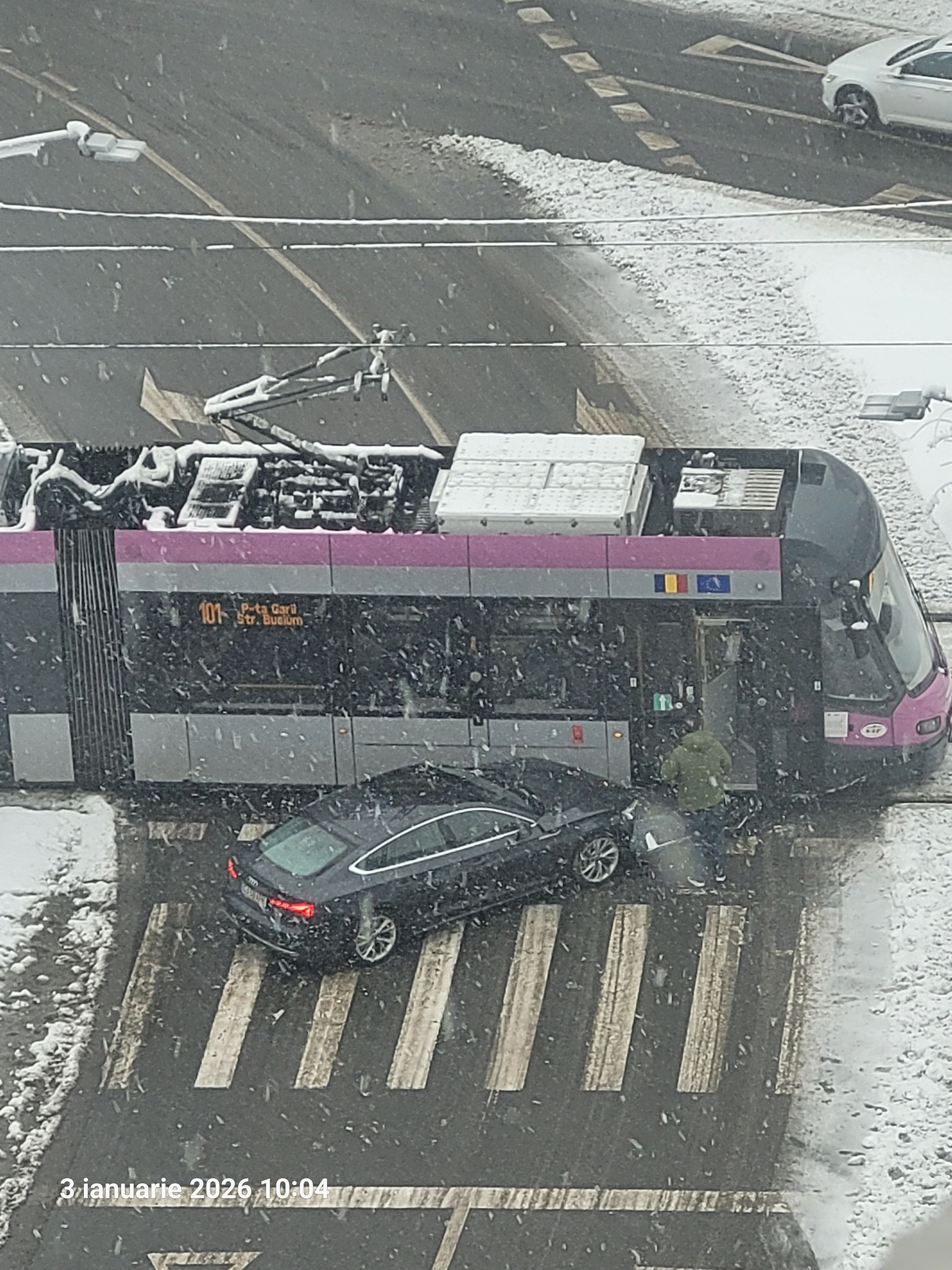 accident tramvai calvaria cluj