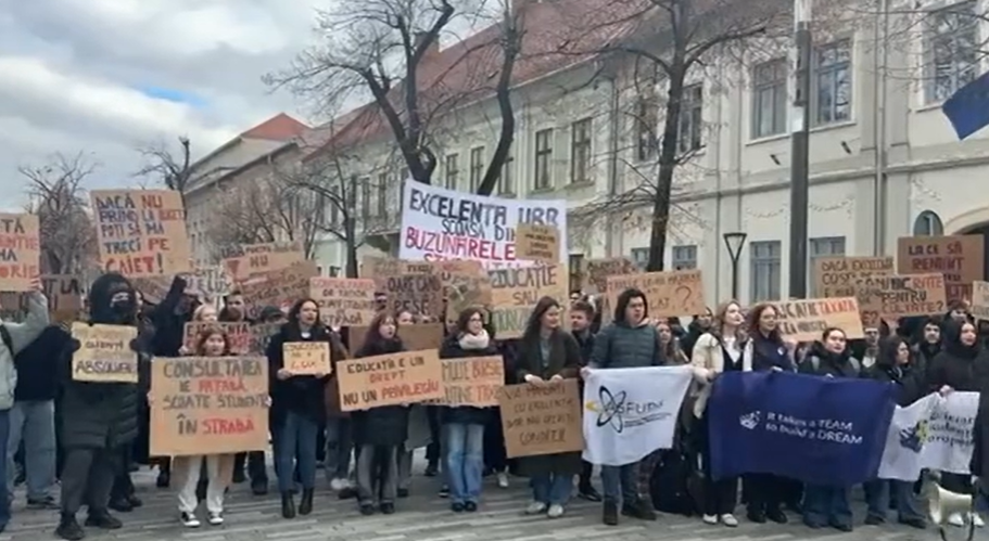 proteste studenti cluj