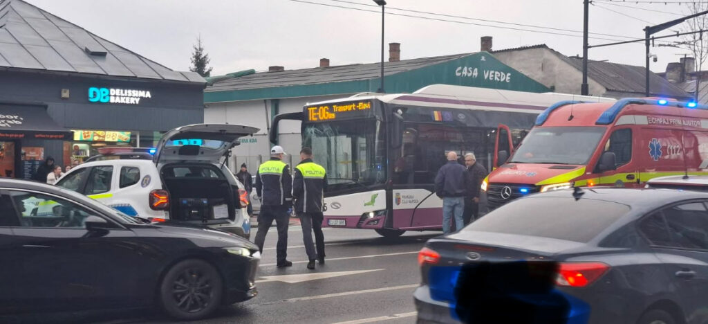Accident cluj trotineta un tanar minor accidentat