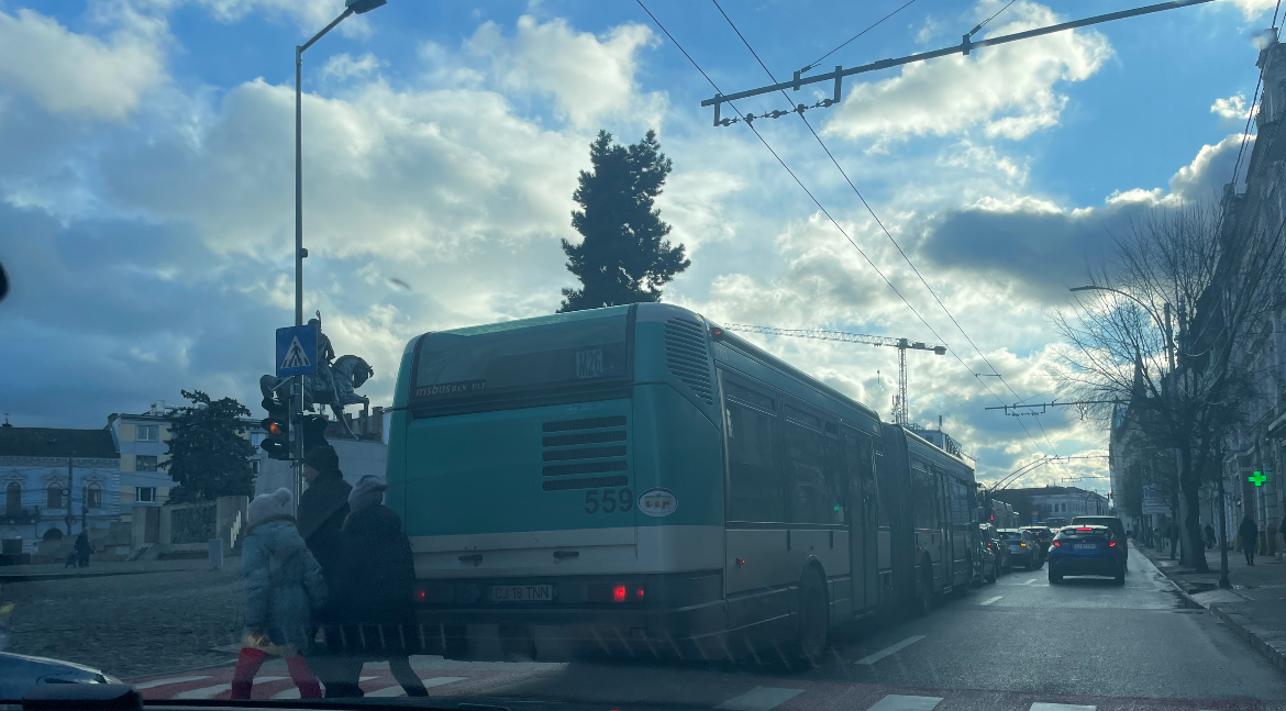 Semafor cu buton Cluj