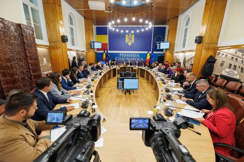 sedinta consiliu local cluj emil boc