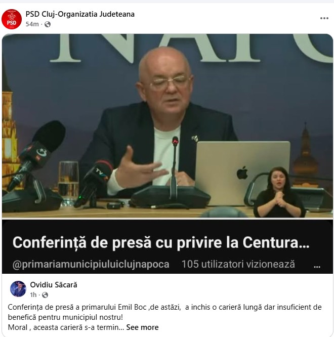 boc centura psd demisia