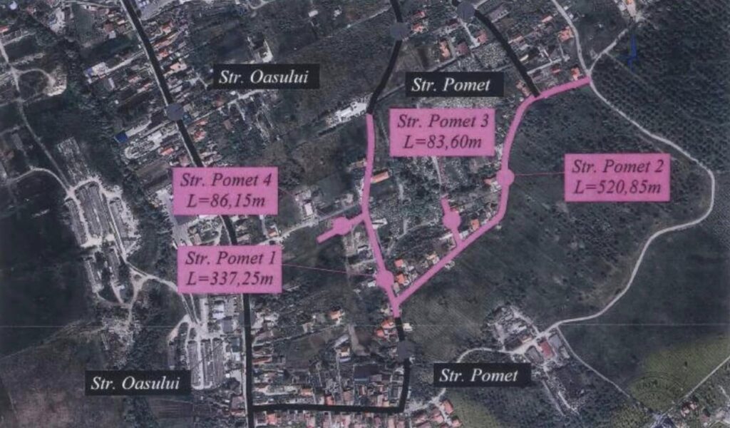 harta strada pomet cluj