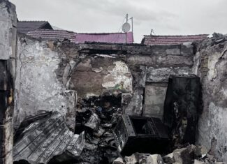 incendiu case romi turda 1