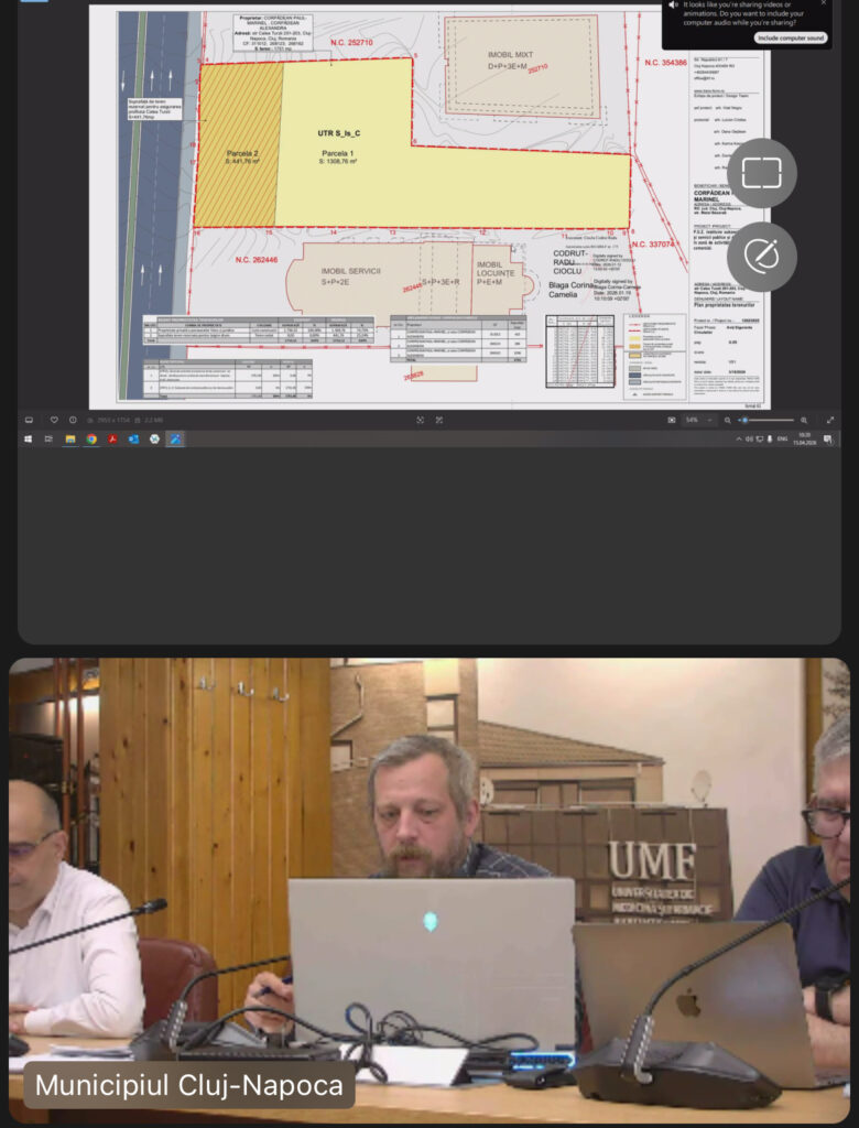sedinta urbanism primaria cluj-napoca 15 aprilie