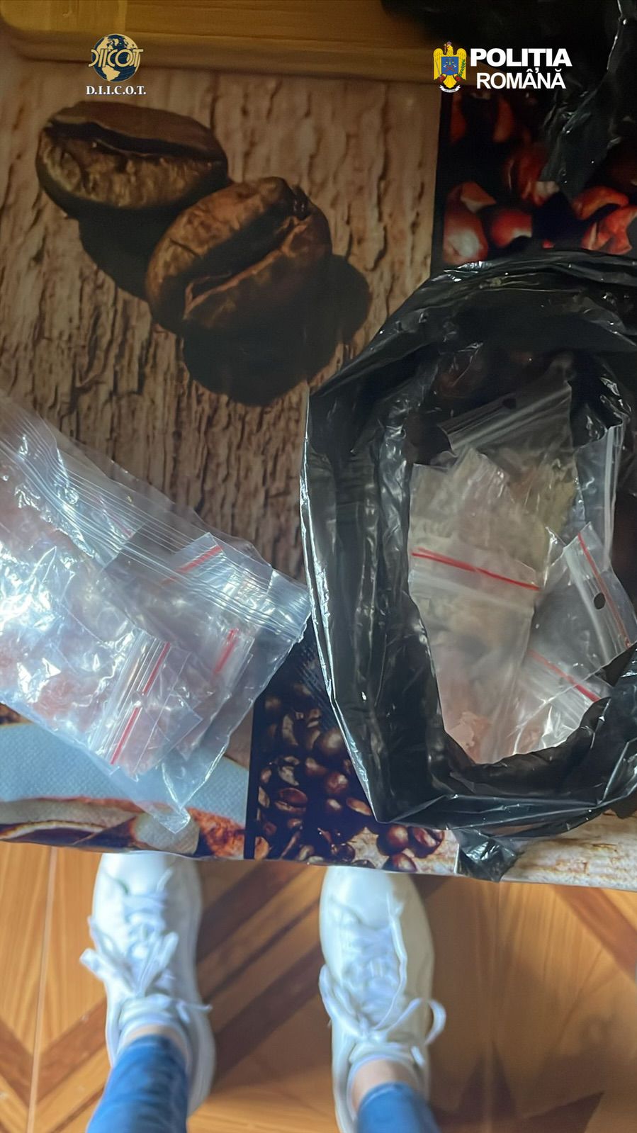diicot cluj droguri 7 aprilie / sursa IPJ Cluj