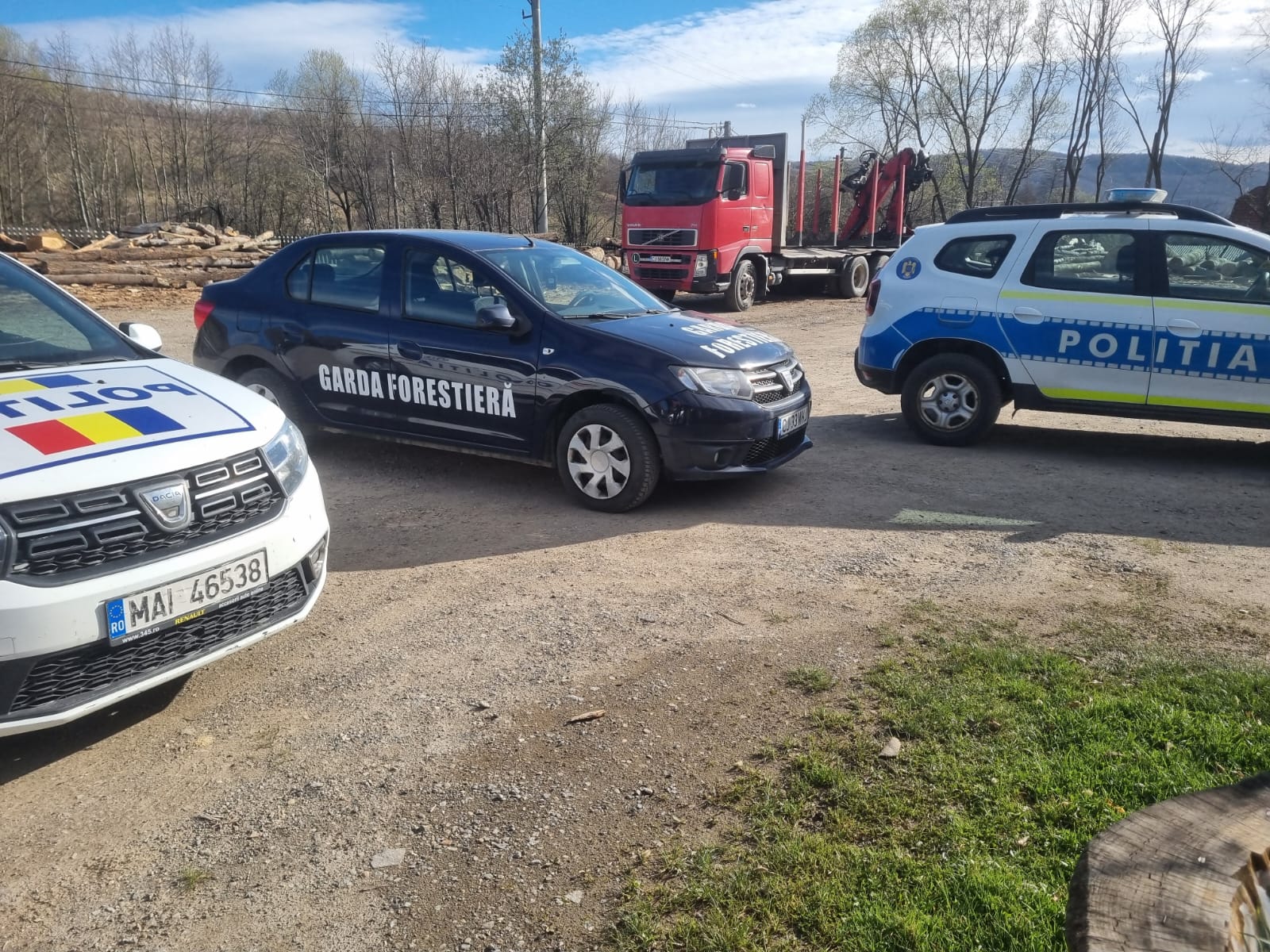 controale garda forestiera politia cluj huedin