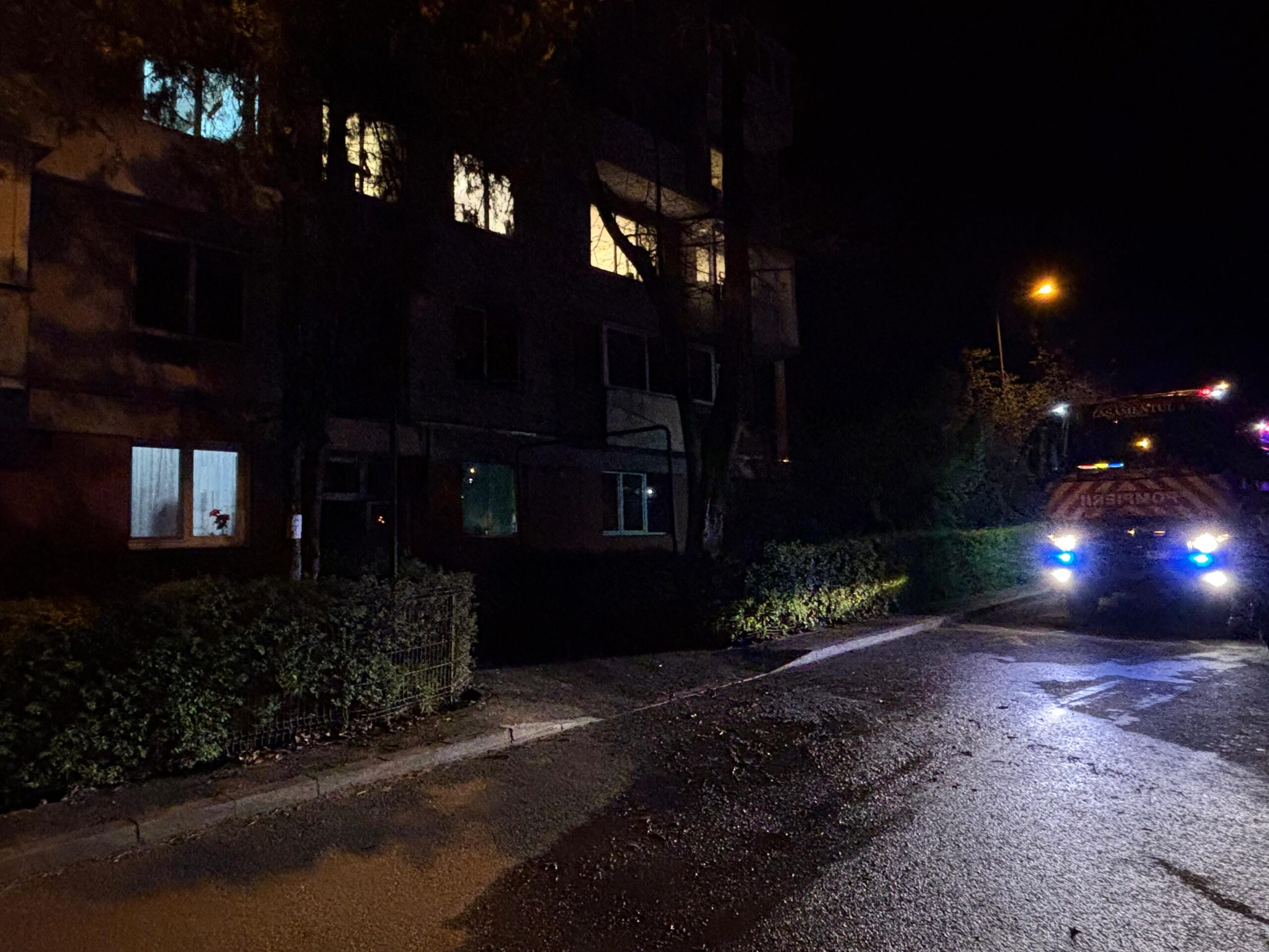 incendiu aleea herculane cluj-napoca / sursa ISU Cluj