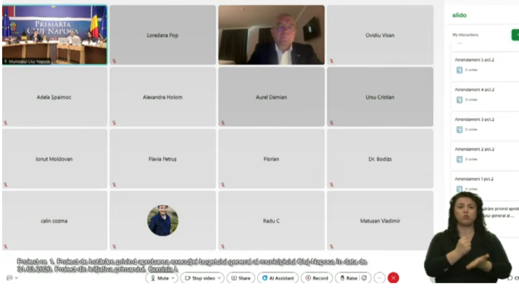 sedinta consiliu local cluj 2026