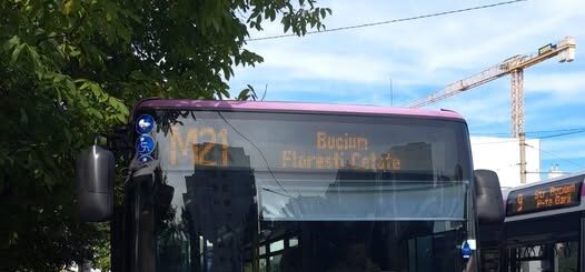 linie transprot public m21 traseu deviat flroesti