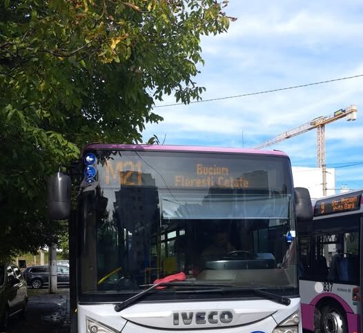 linie transprot public m21 traseu deviat flroesti