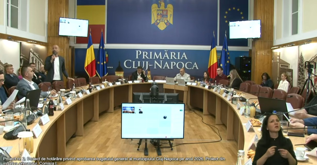 sabin sarmas la sedinta de consiliul local