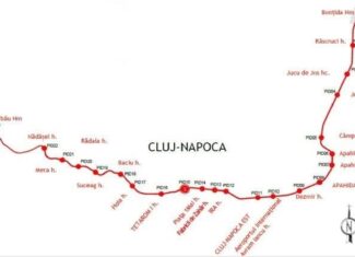 traseu tren metropolitan