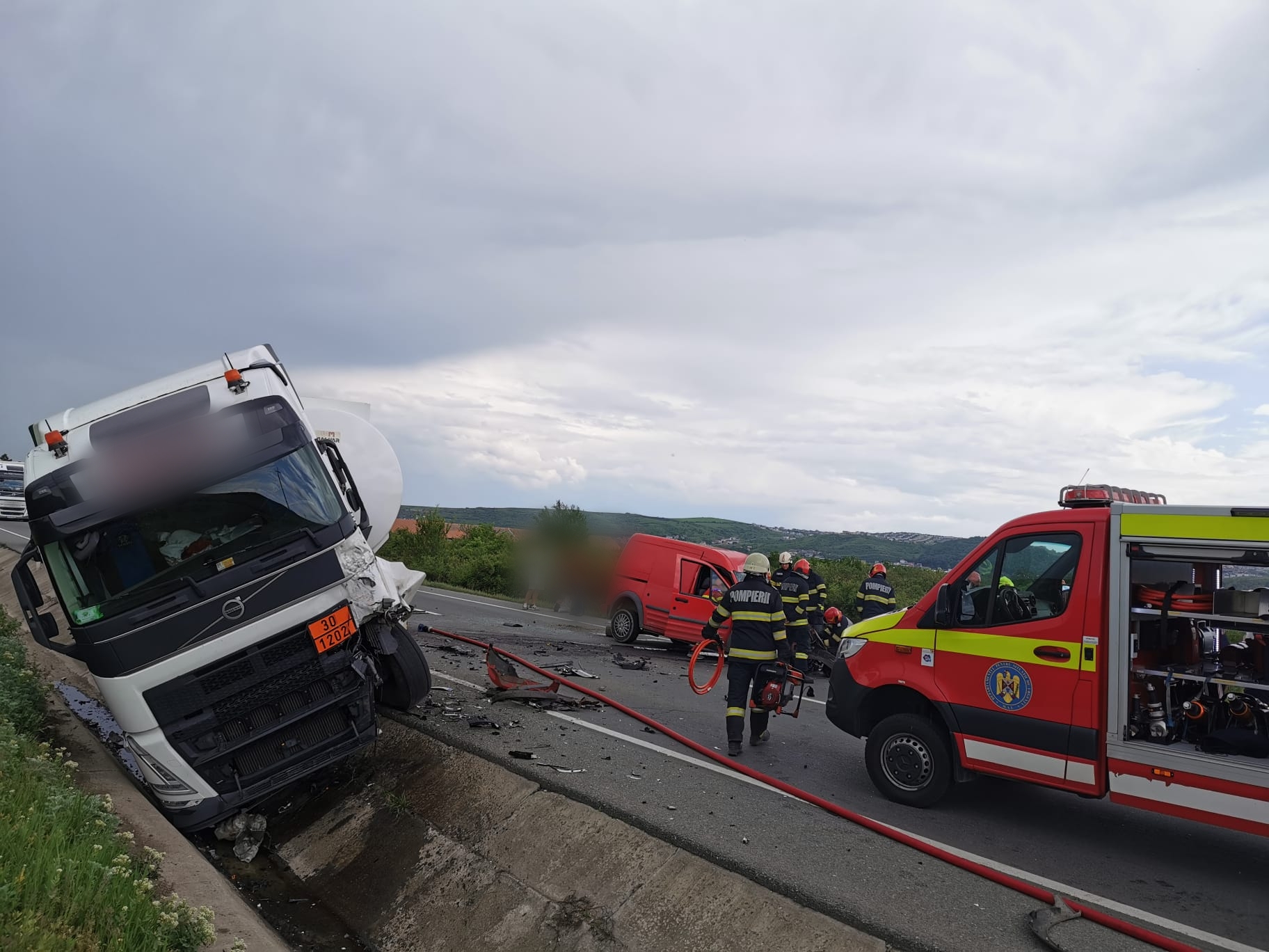 accident b-dul Muncii / ISU Cluj