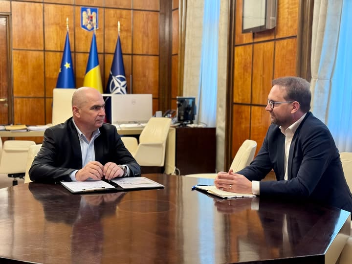 liderul PNL Ilie Bolojan, liderul USR, Dominic Fritz