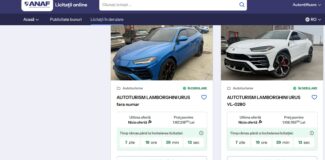 masini de lux scoase la licitatie