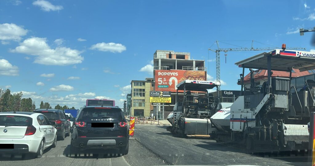 se circula greu trafic santier largire DN1 floresti mai 2026