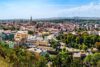 Aerial,Panoramic,View,Of,Cluj,Napoca,City,In,Transylvania,,Romania.