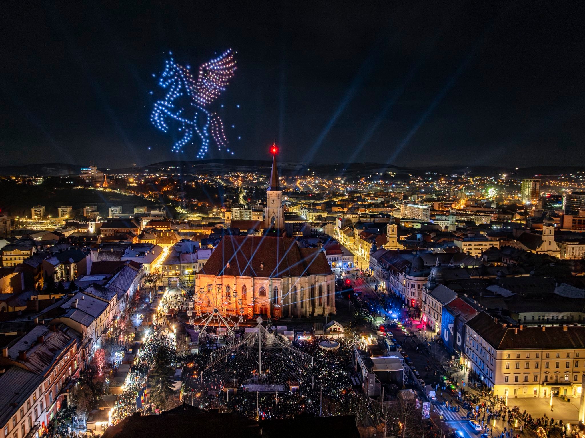 spectacol drone zilele clujului