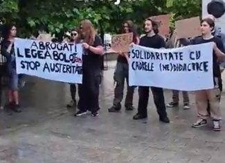 studenti protest cluj