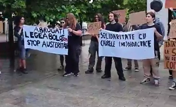 studenti protest cluj