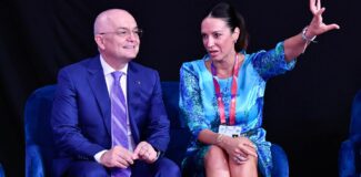 emil boc si itina deleanu federatia romana de gimnastica ritmica