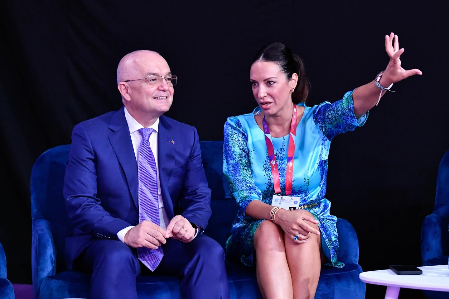 emil boc si itina deleanu federatia romana de gimnastica ritmica