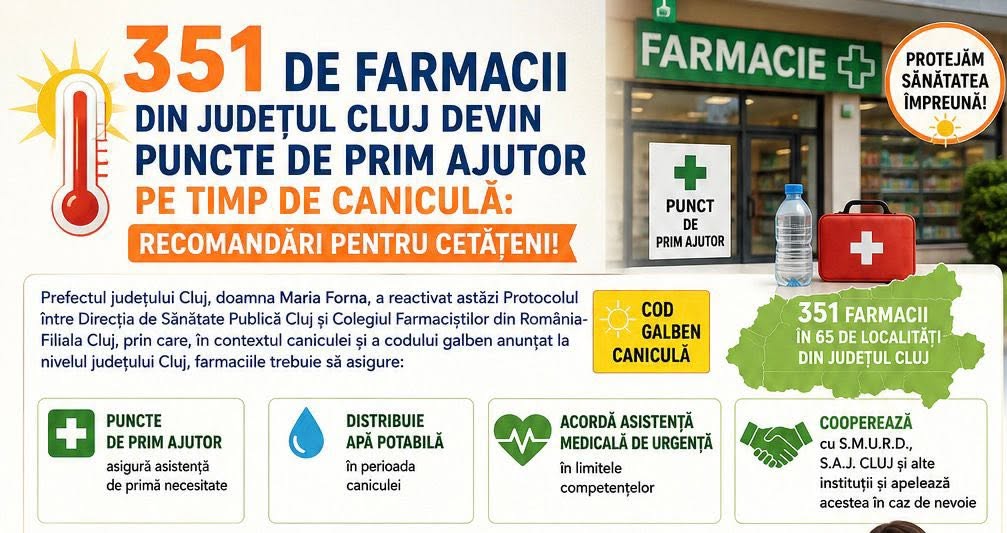 canicula farmacii cluj