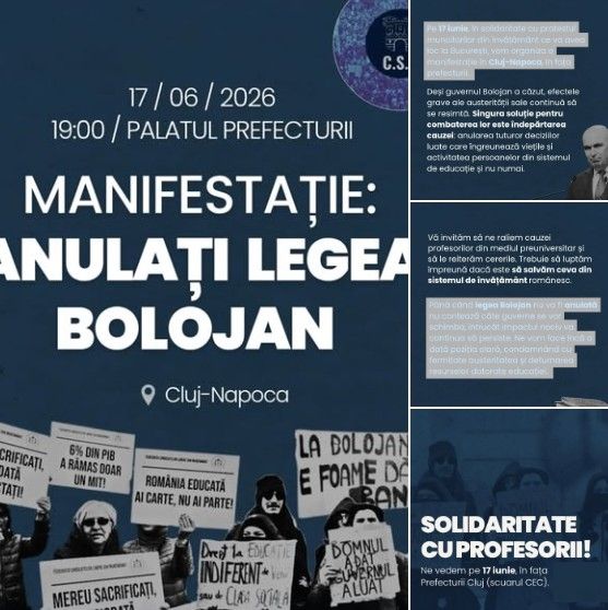 protest studenti cluj