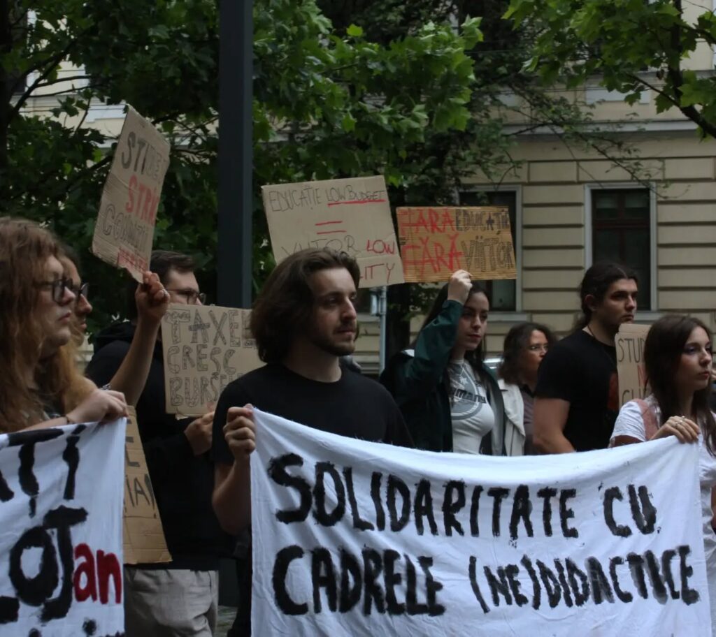 stundetii din cluj protest 