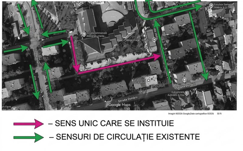 sens unic jiului oltului scoala alex vaida voievod