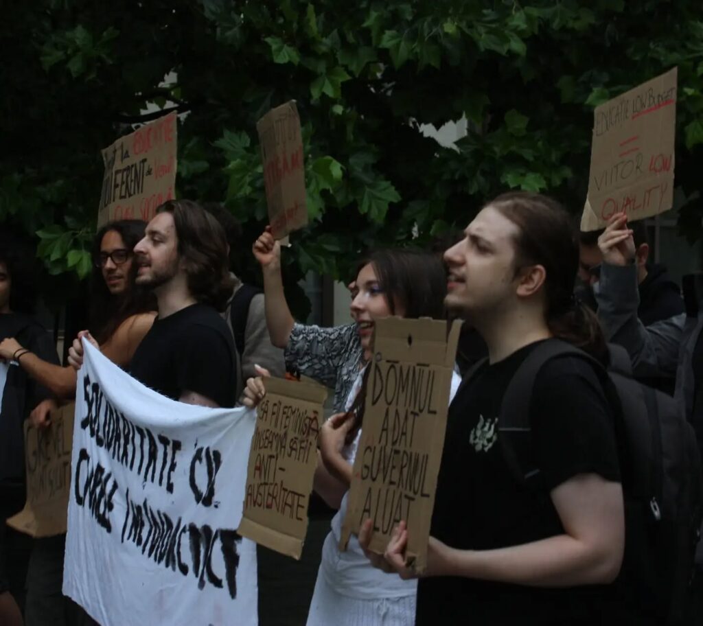 stundetii din cluj protest 3