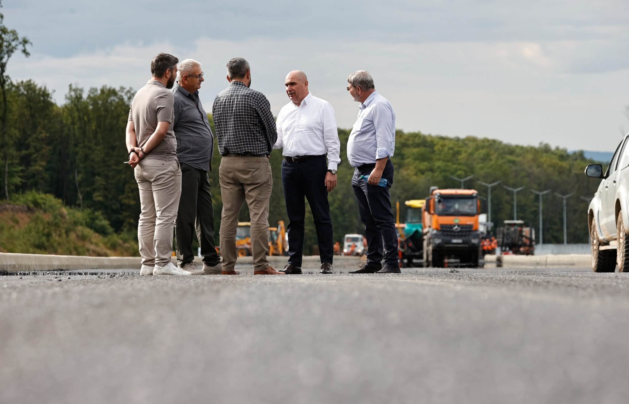Bolojan pe santierul Autostrazii Transilvania