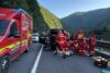 accident valea oltului bolovan pica pe masina