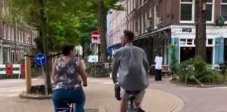 amsterdam on bike melissa& chris brutlett the duch