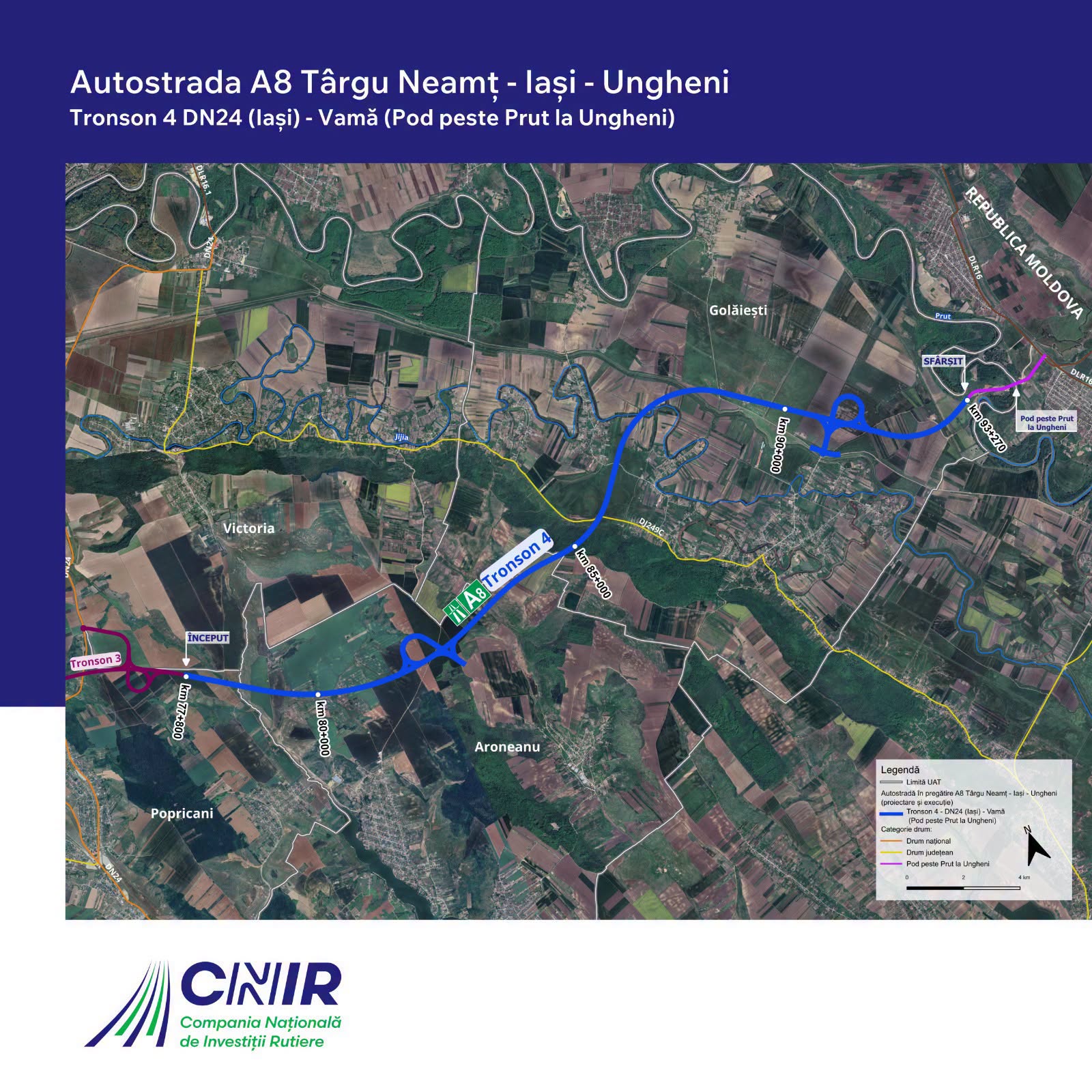 autostrada unirii romanai republica moldova